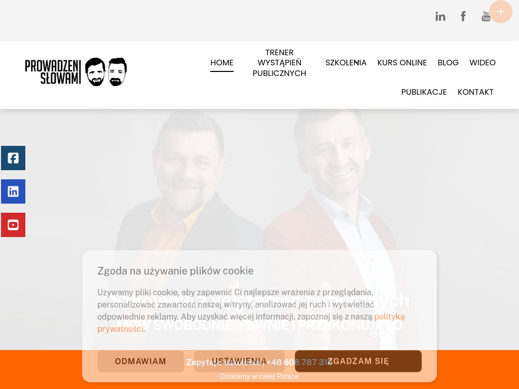 Szkolenia z wystąpień publicznych | prowadzenislowami.pl